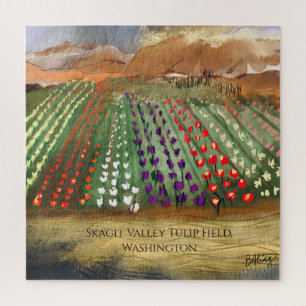 WA Skagit Valley Tulip Fields Spring Dreaming Legpuzzel