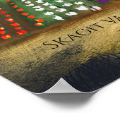 WA Skagit Valley Tulip Fields Spring Dreaming Poster (Hoek)