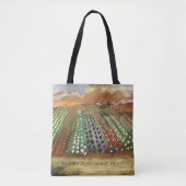 WA Skagit Valley Tulip Fields Spring Dreaming Tote Bag (Voorkant)