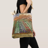 WA Skagit Valley Tulip Fields Spring Dreaming Tote Bag (Dichtbij)