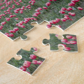 WA, Skagit Valley, Tulpveld en Schuur Legpuzzel (Zijkant)
