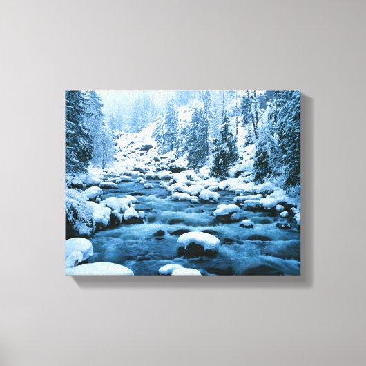 WA, Wenatchee National Forest, Cascade Canvas Afdruk (Voorkant)