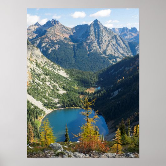 WA, Wenatchee National Forest, Lake Ann Poster (Voorkant)