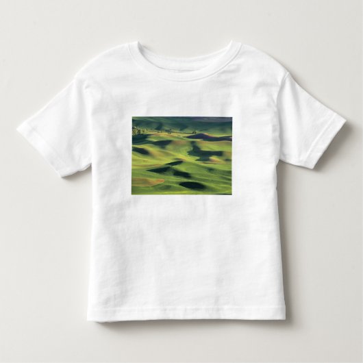 WA, Whitman County, Palouse Farmland, uitzicht Kinder Shirts (Voorkant)