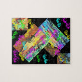 Wa-Wo Wave NFT Art Collectie CLOUDY CLOUDS 23/30 Legpuzzel (Horizontaal)