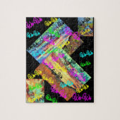 Wa-Wo Wave NFT Art Collectie CLOUDY CLOUDS 23/30 Legpuzzel (Verticaal)