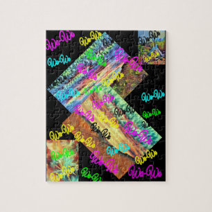 Wa-Wo Wave NFT Art Collectie CLOUDY CLOUDS 23/30 Legpuzzel