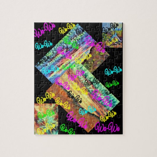 Wa-Wo Wave NFT Art Collectie CLOUDY CLOUDS 23/30 Legpuzzel (Verticaal)