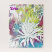 Wa-Wo Wave NFT Art Collectie DRIESS SUCCULTION Legpuzzel (Verticaal)
