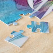 Wa-Wo Wave NFT Art Collectie DRIESS SUCCULTION Legpuzzel (Zijkant)