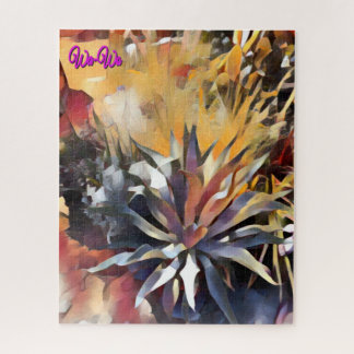 Wa-Wo Wave NFT Art Collectie DRIEST SUCCULENT 22 Legpuzzel