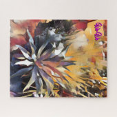 Wa-Wo Wave NFT Art Collectie DRIEST SUCCULENT 22 Legpuzzel (Horizontaal)