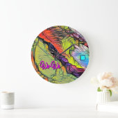 Wa-Wo Wave NFT Art UIT DE ZEE 36 Grote Klok (Huis)