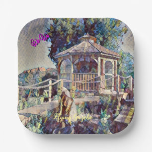 Wa-Wo Wave NFT Collectie FLYING GAZEBO 12 Papieren Bordje