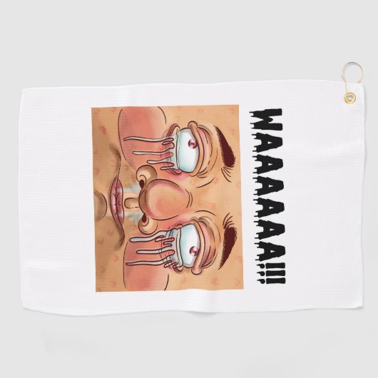 WAAAAAAA!! HUILHANDDOEK GOLFHANDDOEK (Horizontaal)