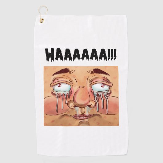 WAAAAAAA!! HUILHANDDOEK GOLFHANDDOEK (Voorkant)