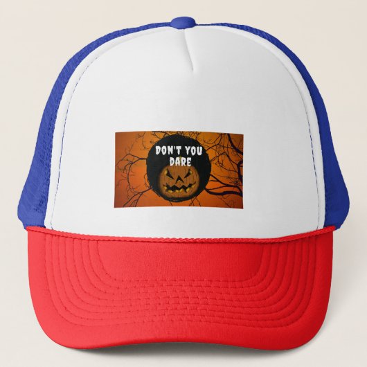 Waag het niet trucker pet (Voorkant)