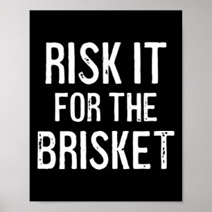 Waag het voor de Brisket Poster