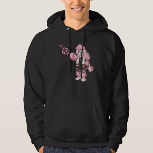 Waaier Poodle Portugal Hoodie (Voorkant)