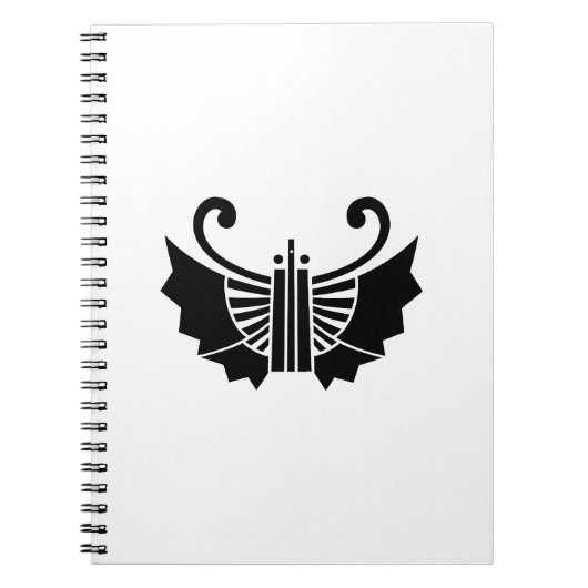 Waaier vlinder notitieboek (Voorkant)