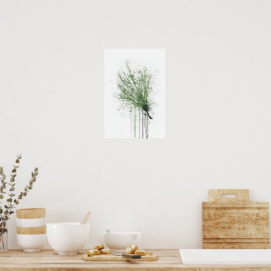 Waaierblad Poster (Keuken)