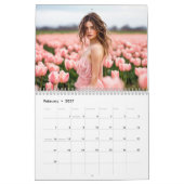 Waaierende jurken in bloei – 2026 kalender (Feb 2027)
