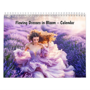 Waaierende jurken in bloei – Kalender