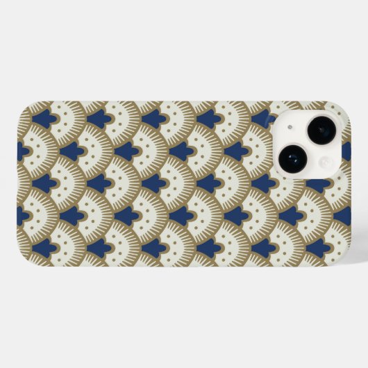 waaierpatroon Case-Mate iPhone case (Achterkant (horizontaal))