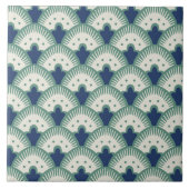 waaierpatroon tegeltje (Voorkant)