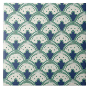 waaierpatroon tegeltje