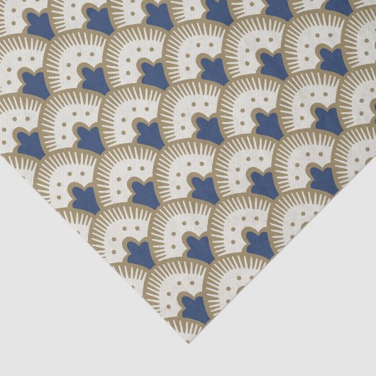 waaierpatroon tissuepapier (Detail)