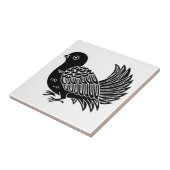 Waaierslvogel Tegeltje (Zijkant)