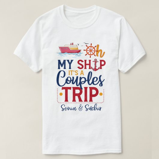 Waaiparen Vakantie T-shirt (Design voorkant)