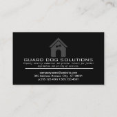 waakhond | Hondenhok | Trainer Visitekaartje (Achterkant)