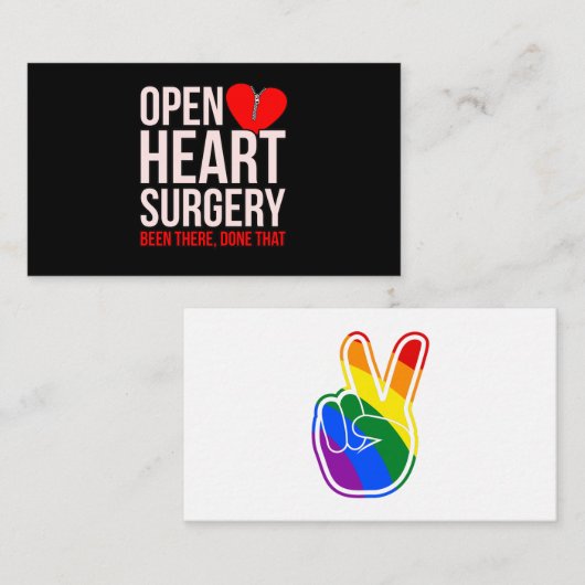 Waakzaamheid bij openhartchirurgie Hartziekte Surv Informatiekaartje (Voorkant / Achterkant)