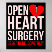 Waakzaamheid bij openhartchirurgie Hartziekte Surv Poster (Voorkant)