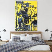 Waakzaamheid Canvas Afdruk (Insitu (Slaapkamer))