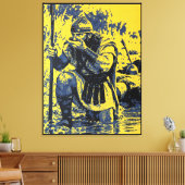 Waakzaamheid Canvas Afdruk (Insitu (Woonkamer))