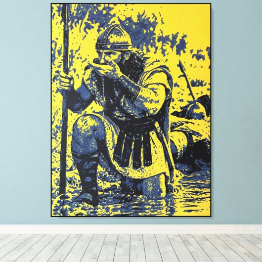 Waakzaamheid Canvas Afdruk (Insitu (Houten vloer))
