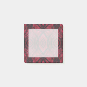Waakzaamheid Rood Abstract Waterverf Kunst Post-it® Notes