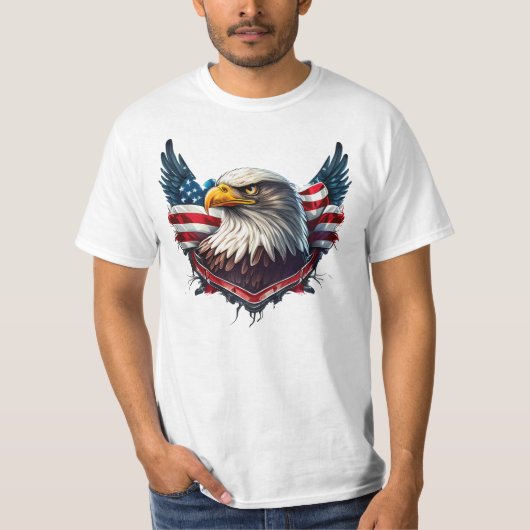 Waakzaamheid van Eagle T-shirt (Voorkant)