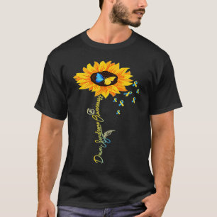 Waakzaamheid van het syndroom koele vlinder op zon t-shirt