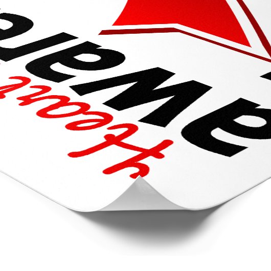 Waakzaamheid voor hartziekten 5 poster (Hoek)