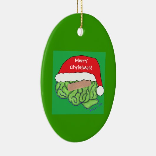 Waakzaamheid voor hersenletsel keramisch ornament (Rechts)