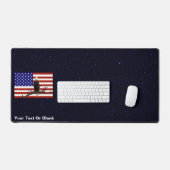 Waakzame Amerikaanse Zeearend Bureaumat (Keyboard & Muis)
