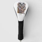 Waakzame Uil Golfheadcover (Voorkant)
