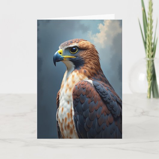 Waakzame Vaders Dag Roofvogelkaart Kaart (Voorkant)