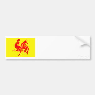 Waals Gewest Flag Bumpersticker