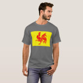 Waals Gewest Flag T-shirt (Voorkant volledig)