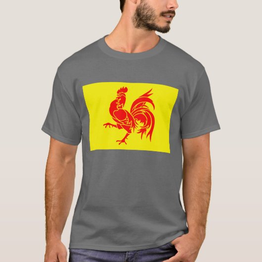 Waals Gewest Flag T-shirt (Voorkant)